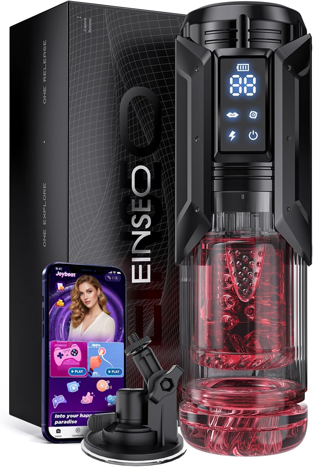 Sex Toys for Men Penis Pump - AI Sync Waterproof Male Masturbator Stroker with 7 Sucking Thrusting Rotating & 7 Licking Modes, Adult Toys Pocket Pussy Mens Sex Toy Blowjob Sex Machine Bath Item