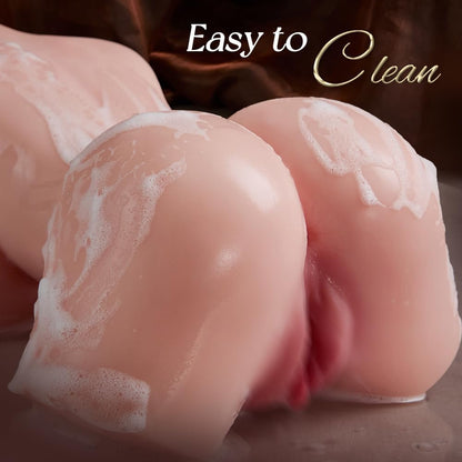 Goyha Sex Doll Male Masturbator with Realistic Boobs Vagina and Anal, Goyha 3 in 1 Torso Masturbator Love Doll Pocket Pussy with Built-in Spine 5.9lb Pussy Ass Male Sex Toy for Men Masturbation