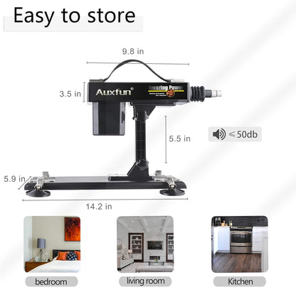 Sex Machine Dildo Machine with Realistic Dildo,Fuck Machine for Women with 3XLR Connector,Thrusting Sex Machine for Man,Adult Toys Sex Toy with 8 Accessories