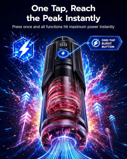 Sex Toys for Men Penis Pump - AI Sync Waterproof Male Masturbator Stroker with 7 Sucking Thrusting Rotating & 7 Licking Modes, Adult Toys Pocket Pussy Mens Sex Toy Blowjob Sex Machine Bath Item