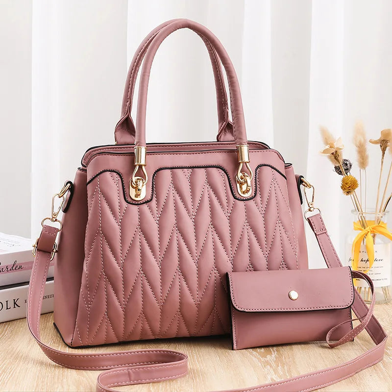 2024 Summer New Fashion Women's Handbag with Purses Large Capacity Women's One Shoulder Crossbody Bag Design Shopping Tote Bag