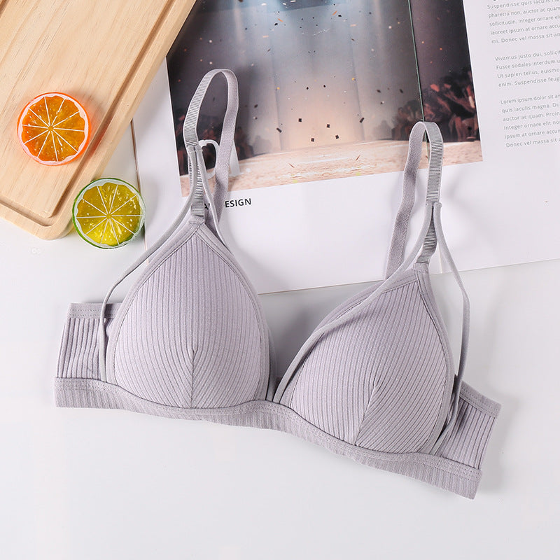Women's Bra Thin Wireless Underwear Brassiere Sexy Lingerie Push up Bras Padded Soft Bra Crop Top Bralette Female
